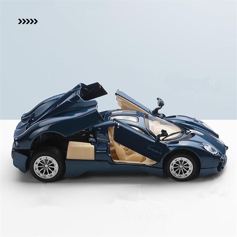 1/32 Pagani Utopia Alloy Sports Car Model Diecast Metal Racing Vehicle Car Model Simulation Sound Light Collection Kids Toy Gift