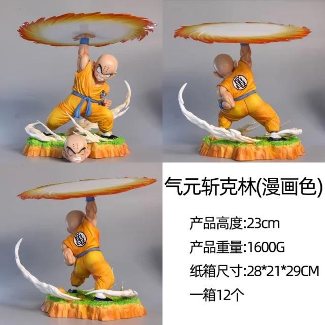 Super Saiyan, comic color, vitality slash, klin, little Wukong, special effects scene, model, boxed figure.