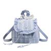 Backpack with Ruffled Edges College-style Commuting Schoolbag