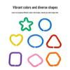 Geometric Chain Buckle Early Education Desktop Toy - Large Building Blocks for Children's Development