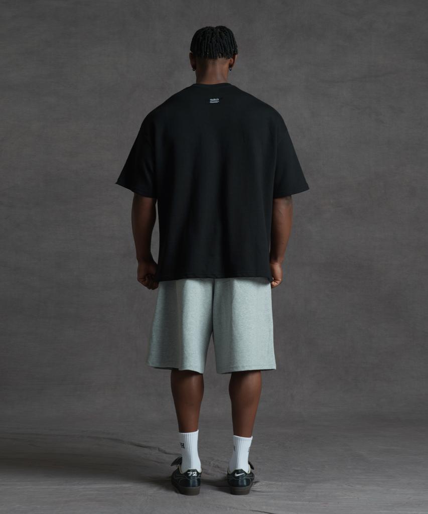 PHERMENON Oversized P Short Sleeve T-Shirt - Black