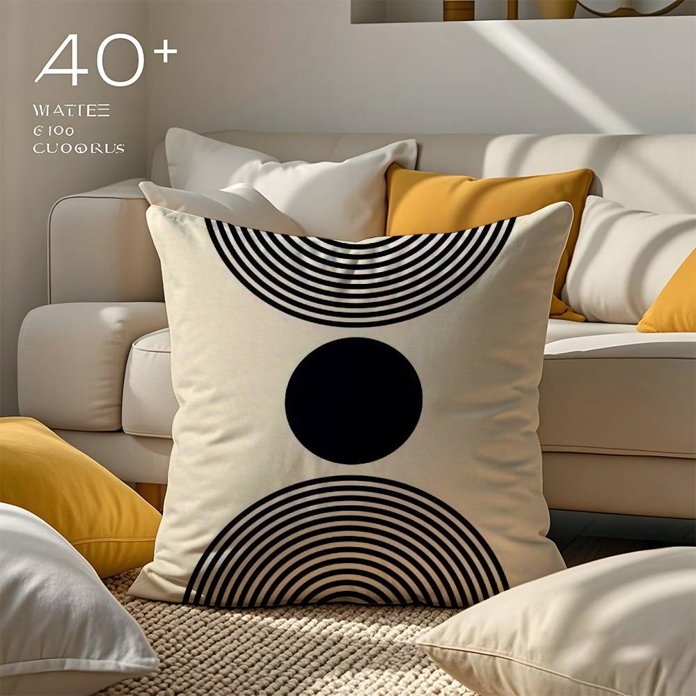 Modern Reduced Geometry Pillow Case Pattern Printing Pillowcase Living Room Sofa Cushion Cover Bedroom Room Decor