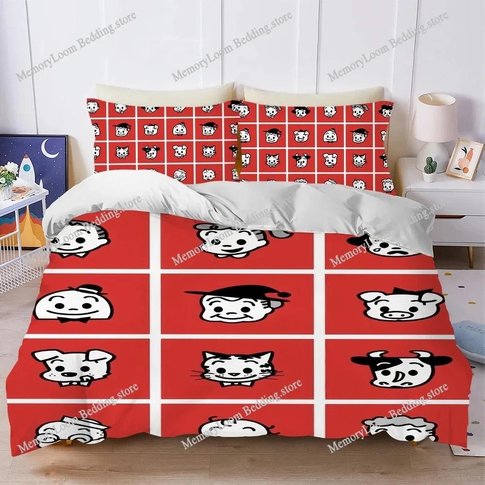 Cute O-Osamu Goods-Taiwan Duvet Cover Set Home Style Bedding Soft Laundry Cotton Bed Four Seasons Student Dormitory Luxury Gift