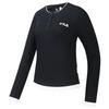 Women's Slim Fit Knit Long Sleeve Tennis Top