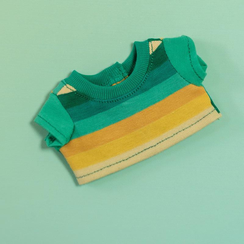 Doll Clothing Plush With Macaron Colored T Shirt And Work Pants For Gift