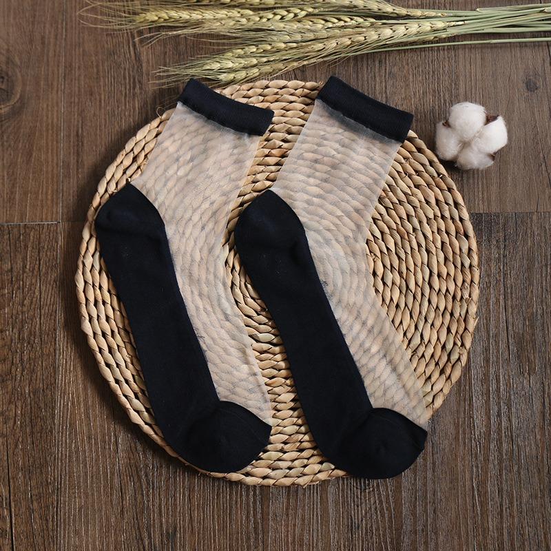 Men's Summer Thin New Leisure Cool Breathable Crystal Stockings