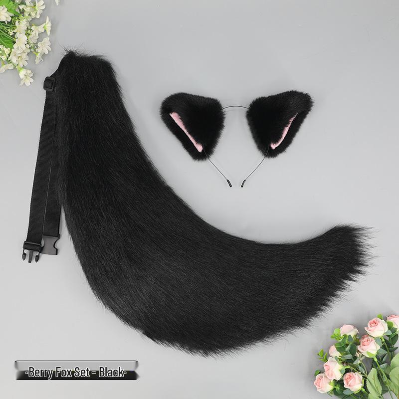 

Plush Lolita Fox Ear Headband & Tail Cosplay Accessories