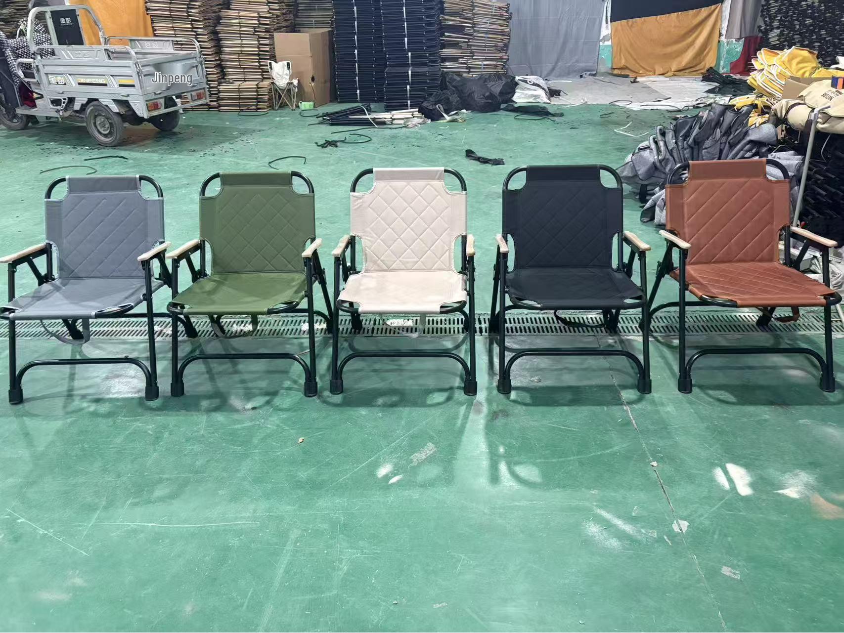Portable Outdoor Padded Kermit Folding Chair for Camping and Picnics
