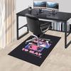 1 Stück JUST SLAY Home Office, Strapazierfähige Polyester-Fußmatte mit Einfach zu Reinigender Oberfläche, Bürodekoration, Urbaner Stil, Rutschfeste Rückseite