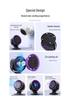 New Desktop USB Fan: Long Battery Life, Touch Screen, Digital Display, Wall-Mountable, Silent Operation, Ideal Gift