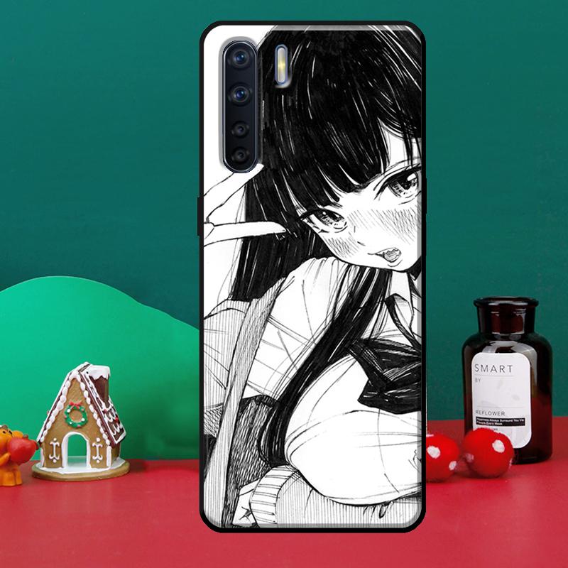 Cute Kawaii Japan Girls Harajuku For OPPO A15 A83 A91 A93 A1K A3S A5S A52 A72 A54 A74 A94 A31 A5 A9 A53S 2020 Phone Case