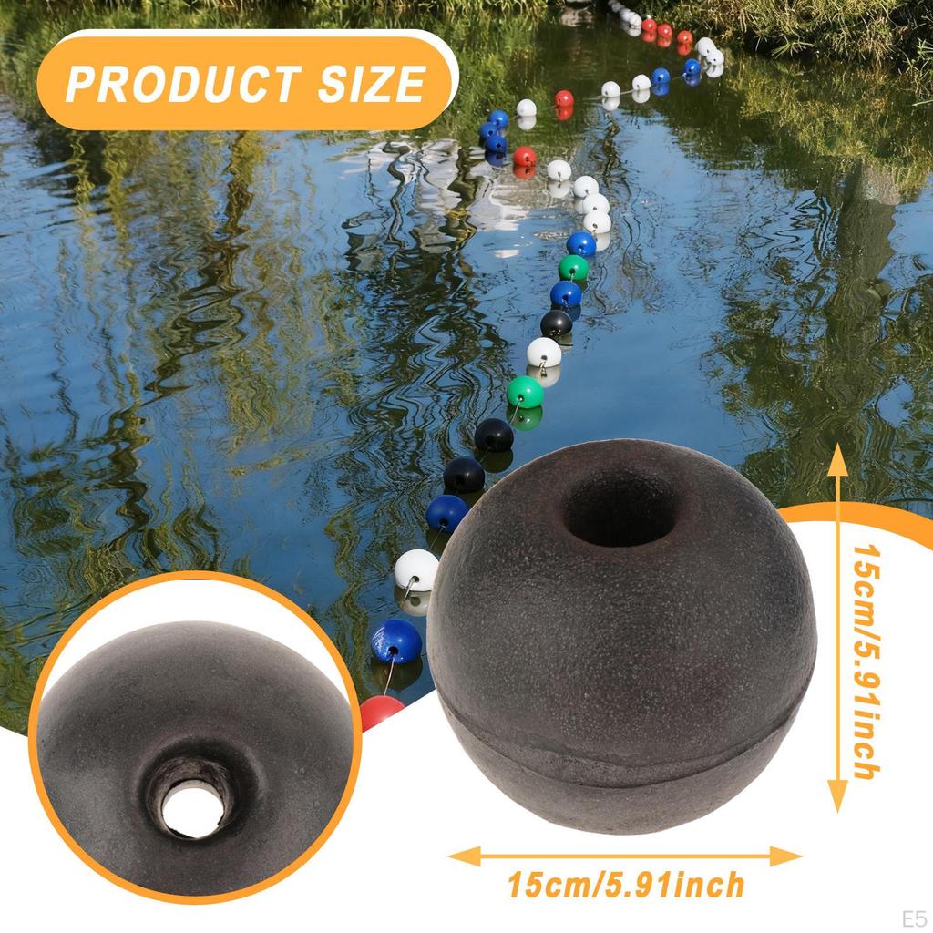 Seil Schwimmkörper Bootsanker Boje 15 cm Marine Kajak Angeln Markierung für Krabbenfang Spur