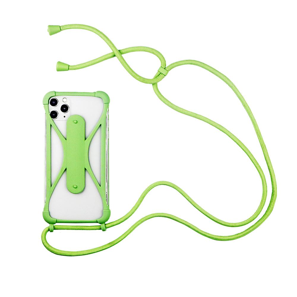 Universal Lanyard For Phone Silicone Sports Strap Neck Hanging Rope Sling Chain Mobile Phone Lanyard Case with Adjustable String