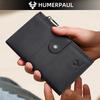 Humerpaul Ladies Leather Wallet Large-capacity Wallet Multi-function Coin Purse First Layer Cowhide Wallet Passport Holder Travel Card Holder