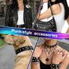 600pcs Punk Style Leather DIY Tool Set: 10 Sizes of Pointed Conical Rivet Studs