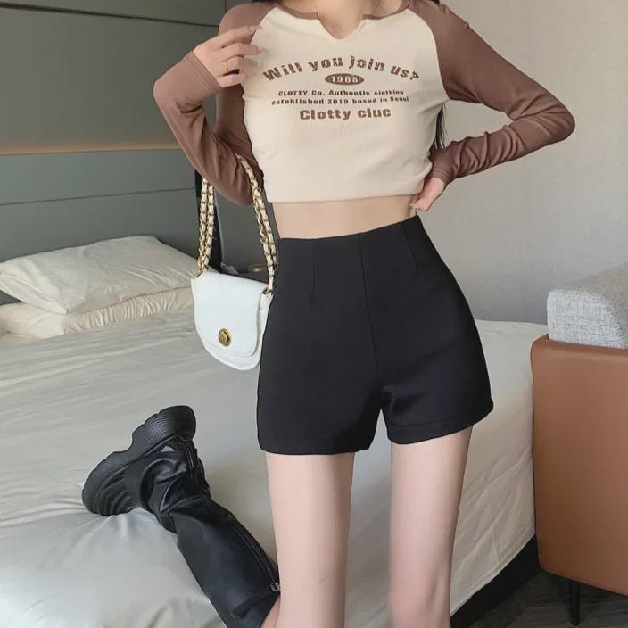 2023 Trendy High-Waist Sexy Slim Fit Plus Size Women's Pole Dance Shorts