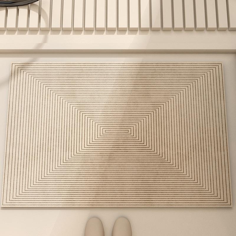 Diatom Mud Floor Mat Dirt-resistant Bathroom Floor Mat High-end Quick-drying Water-absorbing Pad Bathroom Anti-slip Pad Easy-to-maintenance Foot Mat