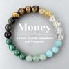 B86 Wealth Bracelet Color Retro Matching Handmade Stone Bracelet Classic Exquisite Daily Lucky Jewelry Decoration Trend Jewelry