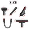 For Dyson V7/V8/V10/V11 Vacuum Cleaner Suction Head Set 5pcs Set Vacuum Cleaner Mattress Brush Head Round Brush Soft Brush Parts