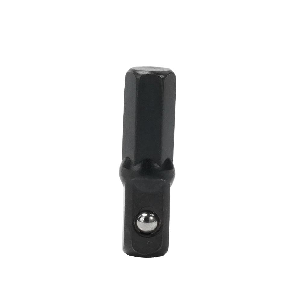 1/4 Inch Hex To Square Drive Adapter for Drill Socket Extensions Used with Electric Pneumatic and Hand Operated Drilling Tools