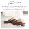 Sesto Babouche Wooden Heel Square Toe Traditional Loafer Size Women's Pumps, 23.0cm, Black, DWP4601-BLK-230