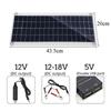 30W 12V Solar Panel Kit Dual USB Output 20A 50A Controller for Car Boat Yacht Battery Charger