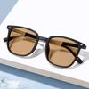Fashion Ultralight Photochromic Sunglasses for Men Women Vintage Square Frame Anti-blue Light Eyewear