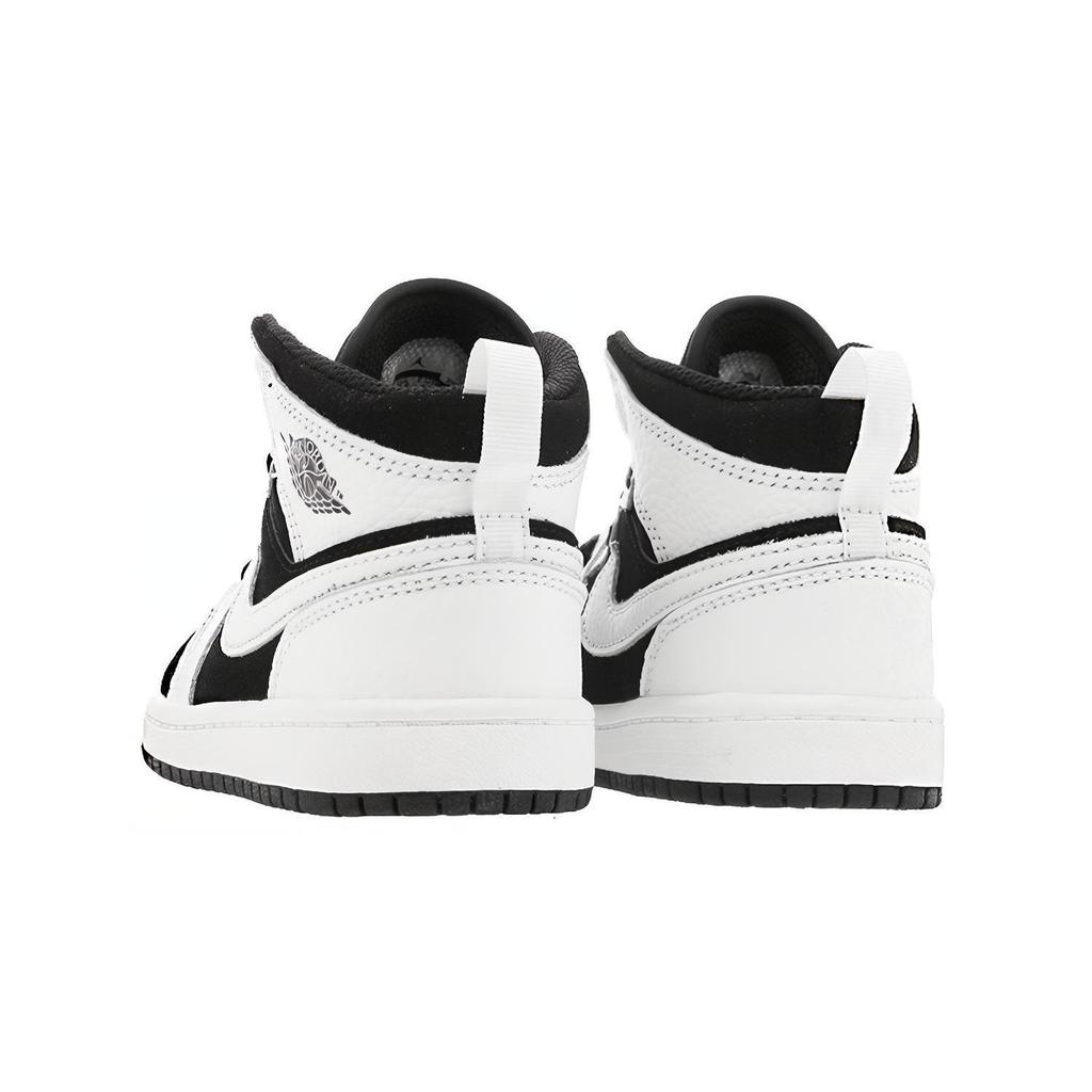 Jordan 1 Mid White Black PS 640734-113