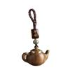 Mini Teapot Pendant Waterproof Phone Chain Cartoon Little Teapot Keychain  Women Men