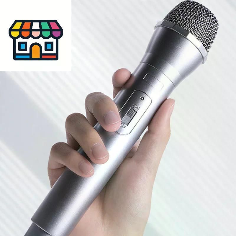 Dynamic Vocal Microphone Vintage Style Mic Universal Stand Compatible Live Performance Karaoke Studio Recording