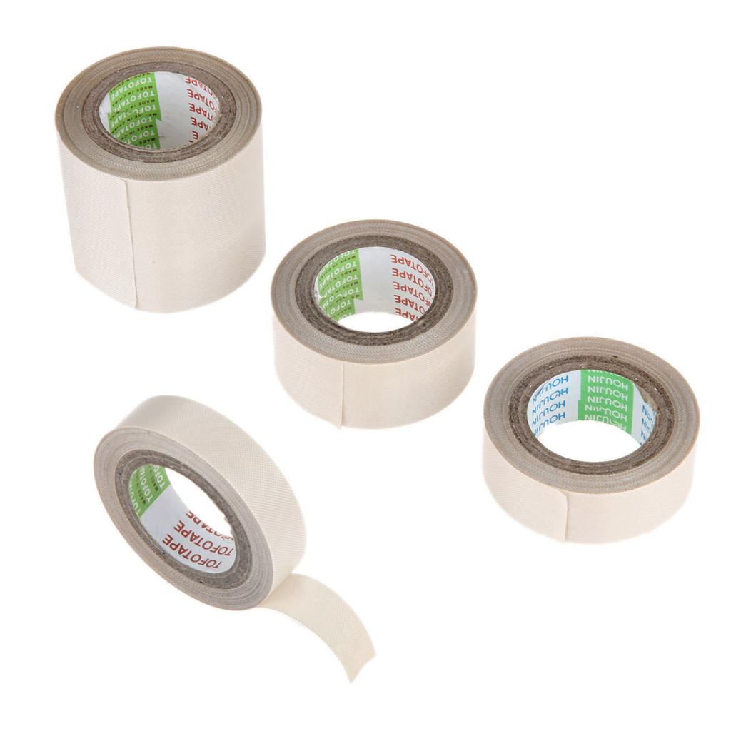 10m Long 0.13mm Thick PTFE High Temperature Heat-Resistant Adhesive Tape 13/19/25/50mm Wide Fiberglass Vacuum Sealing Tape