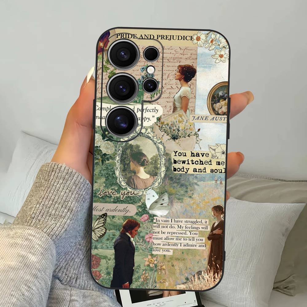 Pride And Prejudice Jane Austen Phone Case For Samsung S 24 Fe 25 Ultra Plus 20 Lite 21 30 22 23 24 22 Ultra 5G Fundas
