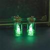 Halloween Drifting Bottle Night Glow Ghost Necklace Ear Pendants Ring Creative Design Trendy Cartoon Ghost Necklace Jewelry Gift