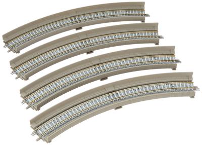 TOMIX Spur N Viadukt PC-Schiene HC280-45-PC F Set mit 4 Stück 1871 Modellbahnzubehör