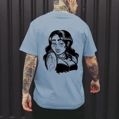 Sommer Neu Heiß Verkaufend Hohe Qualität Streetwear Seltsam Kurzarm Bequem Atmungsaktiv Locker Schnelltrocknend Oberteil Herrenbekleidung