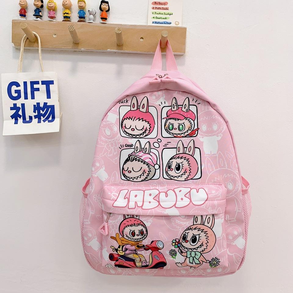 School bag new trend cartoon large capacity lightweight burden reduction fresh fashion casual backpack