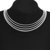 2/2.5/3/4mm Stainless Steel Square Rolo Chain Necklaces For Women Men Accessories 40-90cm Long Chains Round Box Jewelry Bulk Set