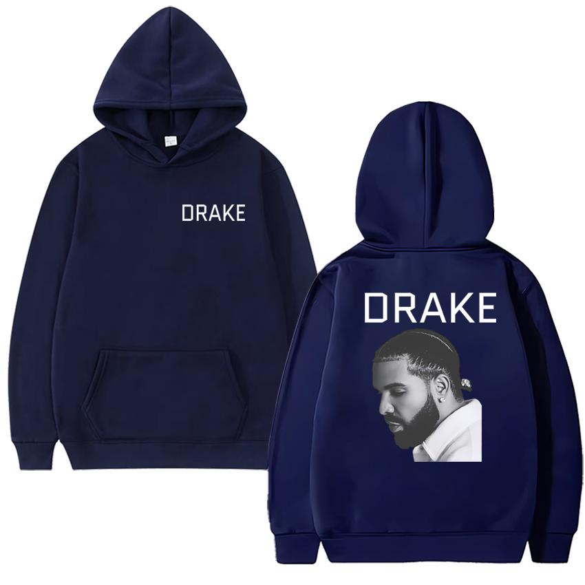 Hot Rapper DRAKE vintage Graphics printed streetwear Autumn Winter Men women hip hop punk Sweatshirt Unisex Fleece Casual Hoodie