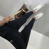 2025 High-Waisted Stretch Slimming Women's Flared Cropped Jeans for Spring/Autumn