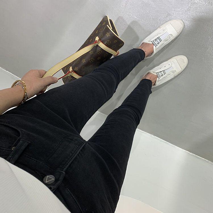 2025 High-Waisted Stretch Slimming Women's Flared Cropped Jeans for Spring/Autumn