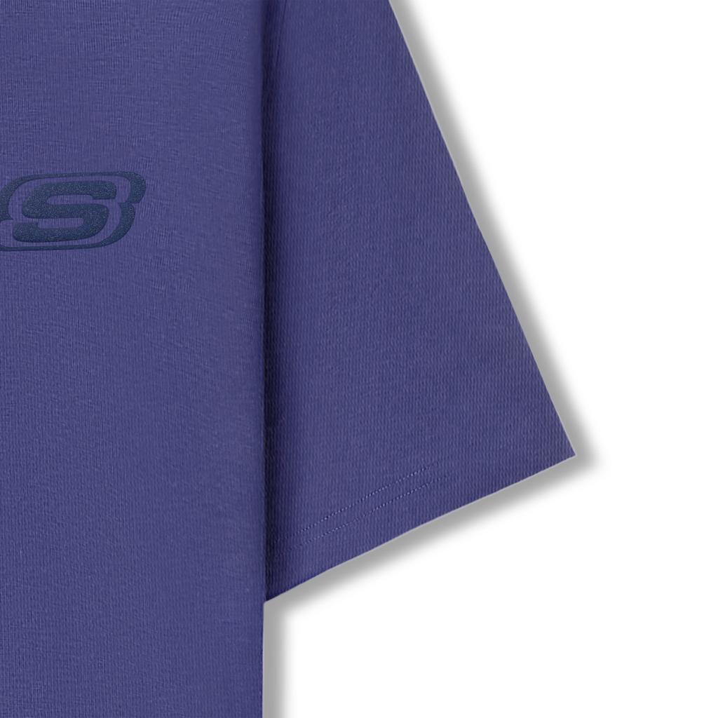 Skechers Solid Color Breathable Short Sleeve Pullover T-Shirt Unisex tops L326U058-013D