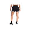 Under Armour Comfortable Elastic Waistband Shorts With Built-In Liner Women Shorts Black 1383166-001