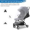 Baby Mosquito Net for Stroller Reusable Bug Net for Stroller Portable Mini Crib Portable & Durable Baby Insect Netting