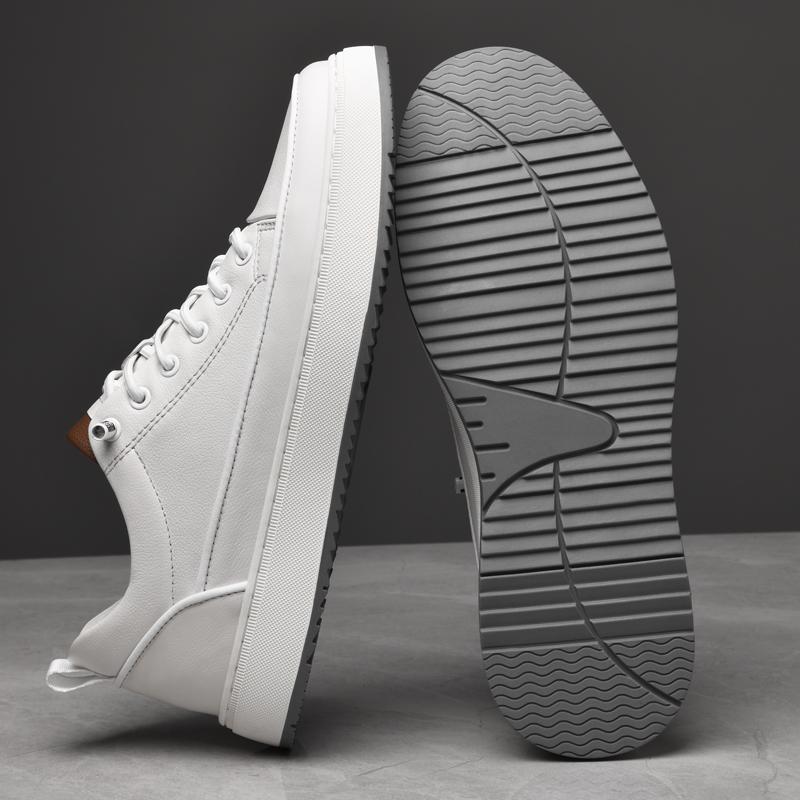 Fashion Male Sport Shoes Luxury Brand Casual Sneakers Outdoor Lightweight Running Shoes Genuine Leather Mens Vulcanize Footwear