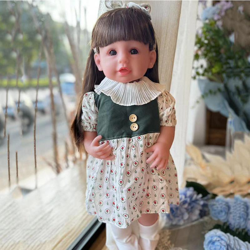 Cm Simulation Reborn Baby Vinyl Doll Kids Pretend Play Toy 1pc