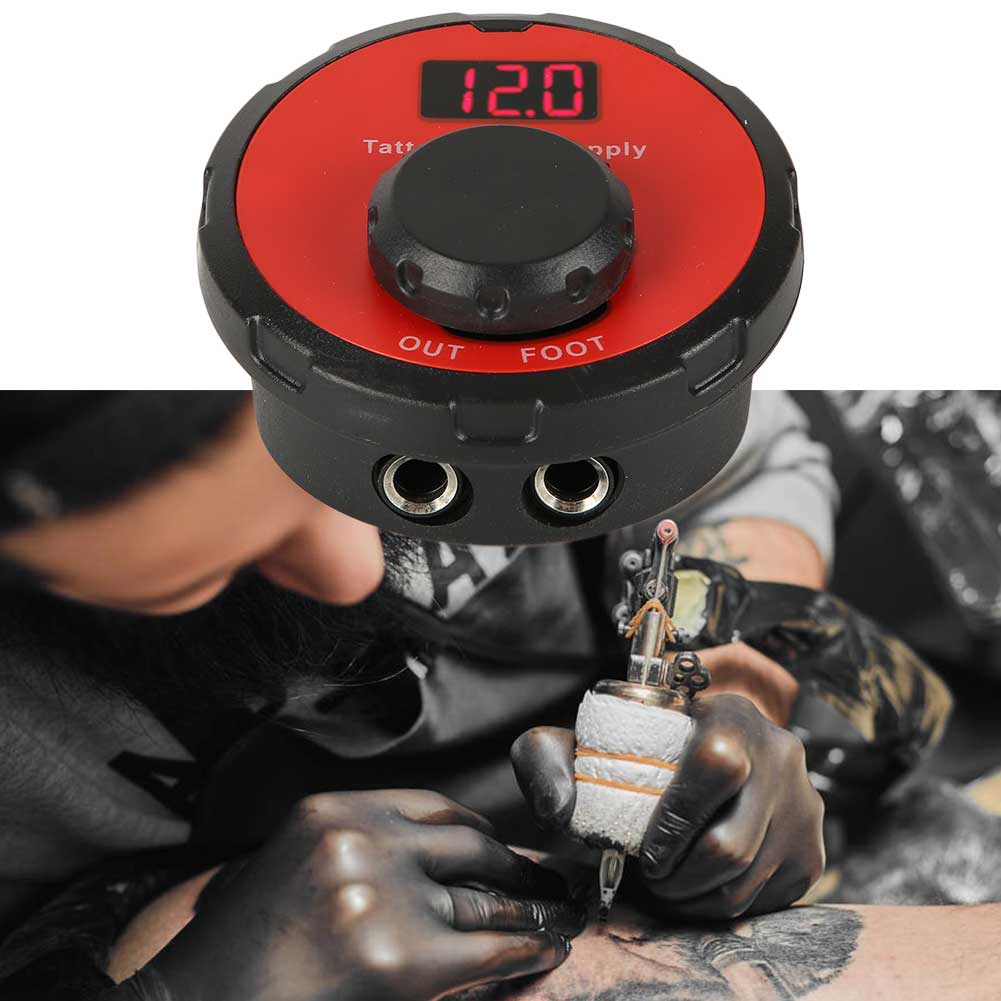 LCD Digital Display Screen Tattoo Machine Power Supply Tattoo Tool