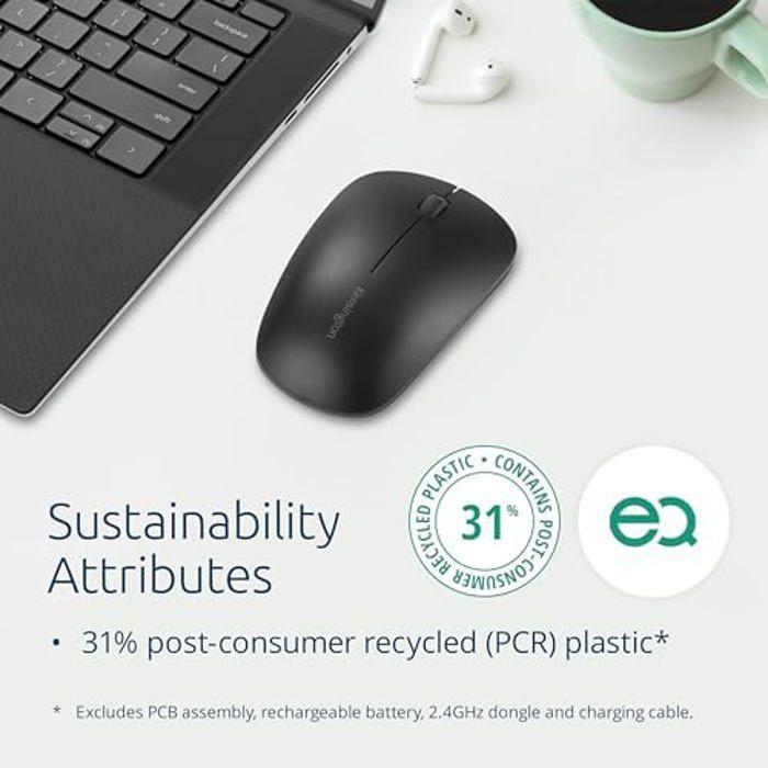 Souris sans fil rechargeable - Kensington - MY230 EQ - Ambidextre - Clic silencieux - USB-A et Bluetooth 5.0