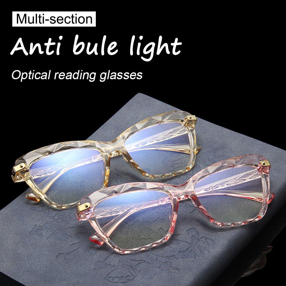 

Негабаритные квадратные компьютерные очки «кошачий глаз», многосекционные очки, очки с защитой от синего света