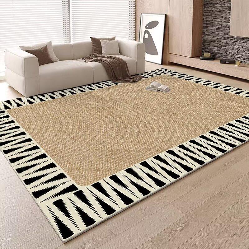 Carpet Living Room French Antique Style Leave-In Washable Environmentally Friendly Waterproof And Anti-Fouling Sand Bedroom Floor Mat Premium Carpet