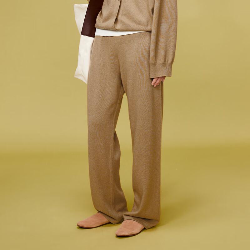 

LESS 2024 Spring Wool Blend Straight Casual Pants M